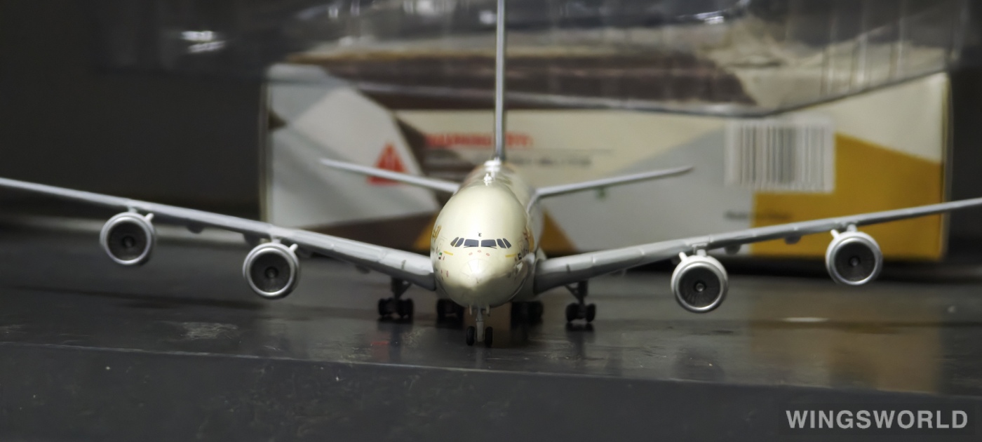 JC Wings 1:400 XX4277 Etihad Airways 阿提哈德航空 Airbus A380-800 A6-APE