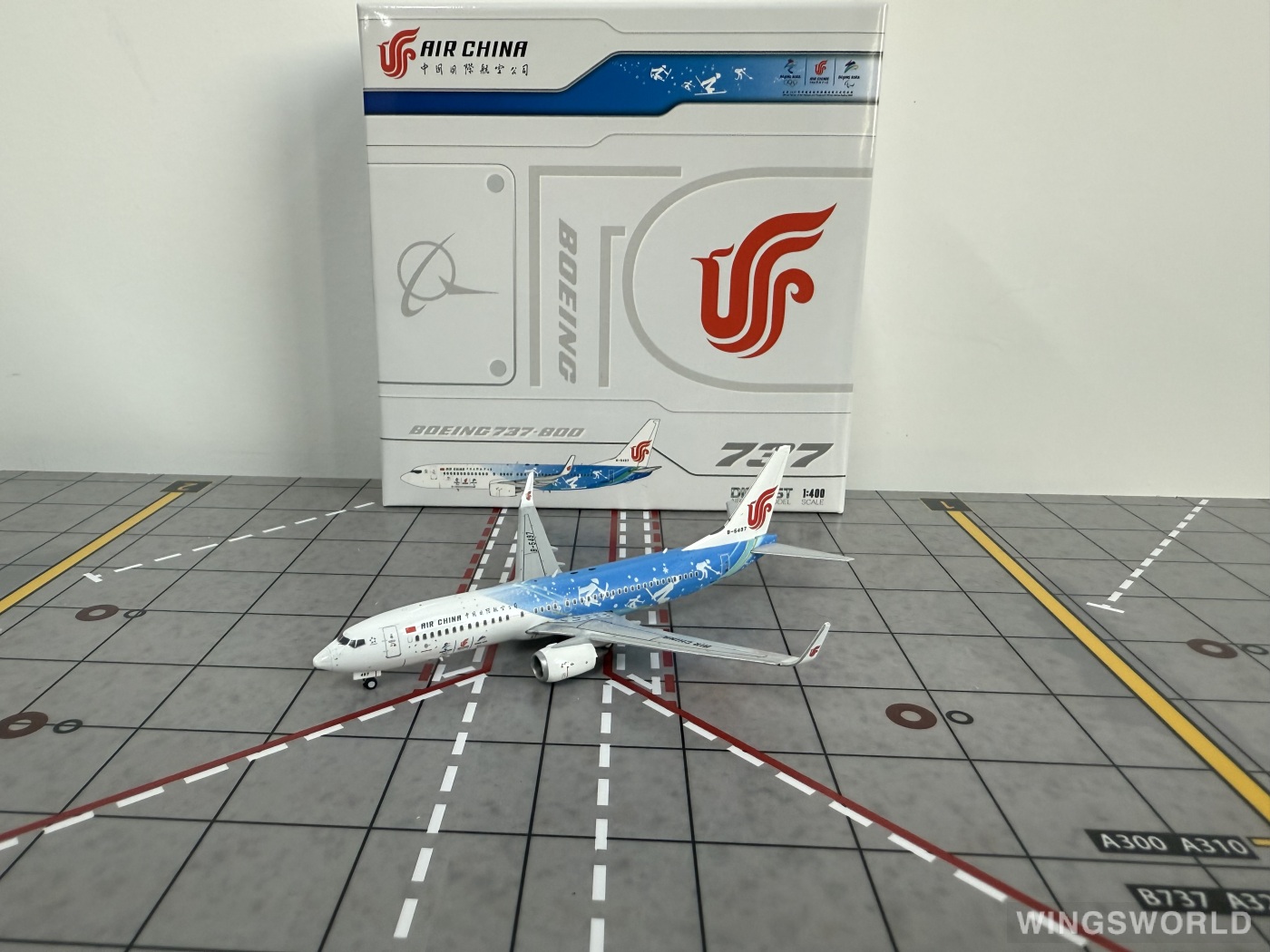 JC Wings 1:400 XX4986 Air China 中国国际航空 Boeing 737-800 B-5497