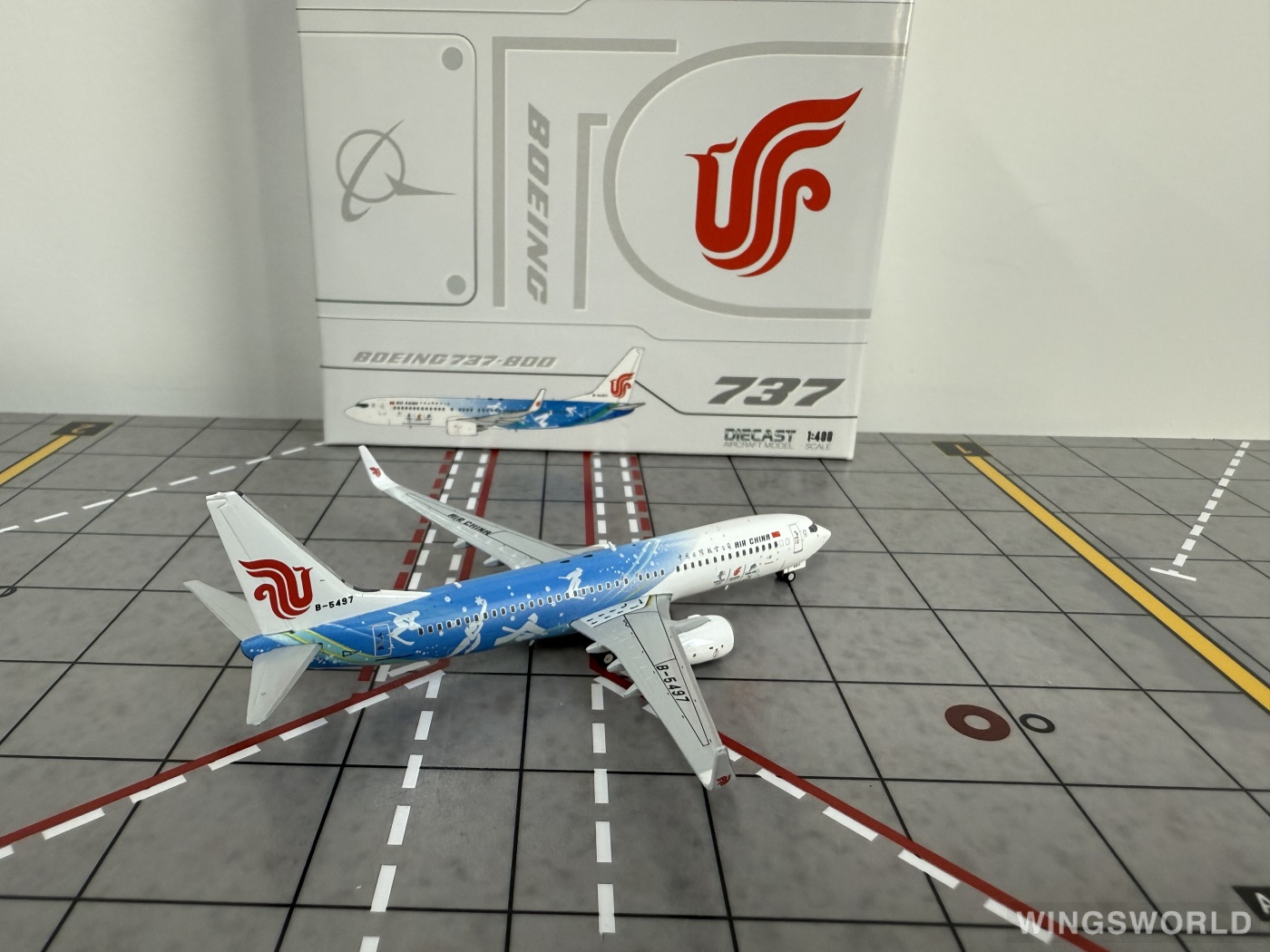 JC Wings 1:400 XX4986 Air China 中国国际航空 Boeing 737-800 B-5497