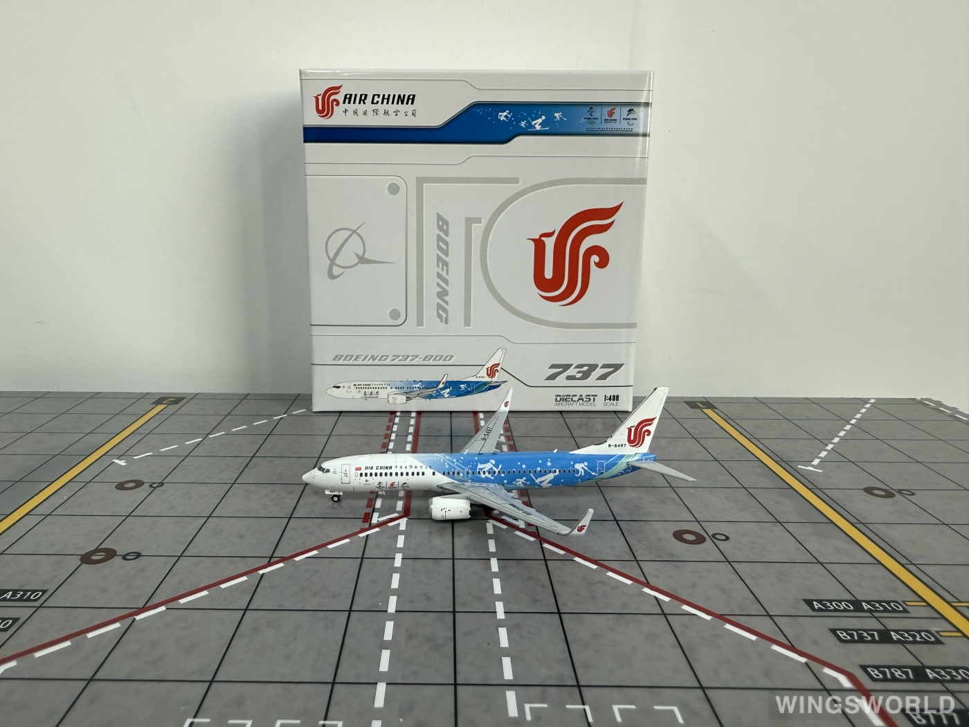 JC Wings 1:400 XX4986 Air China 中国国际航空 Boeing 737-800 B-5497