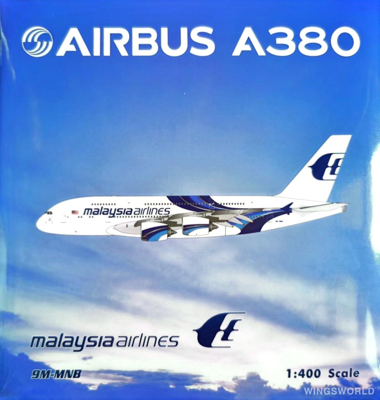 Phoenix 1:400 PH04341 Malaysia Airlines 马来西亚航空 Airbus A380-800 9M-MNB