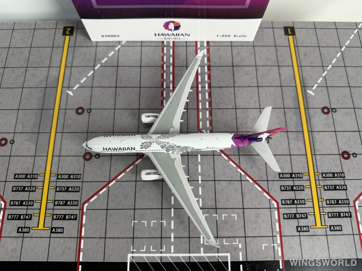 Phoenix 1:400 PH04629 Hawaiian Airlines 夏威夷航空 Airbus A330-200 N399HA