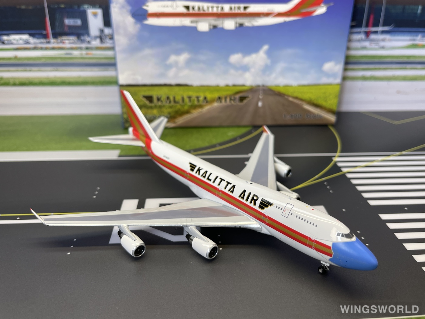 Phoenix 1:400 PH04381 Kalitta Air 卡利塔航空 Boeing 747-400 N744CK