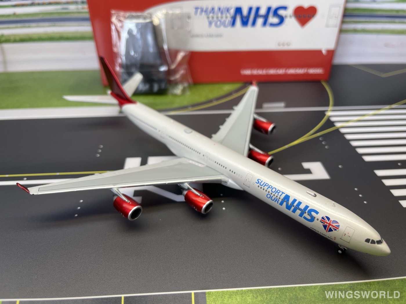 JC Wings 1:400 XX4486 Maleth Aero Airbus A340-600 9H-PPE