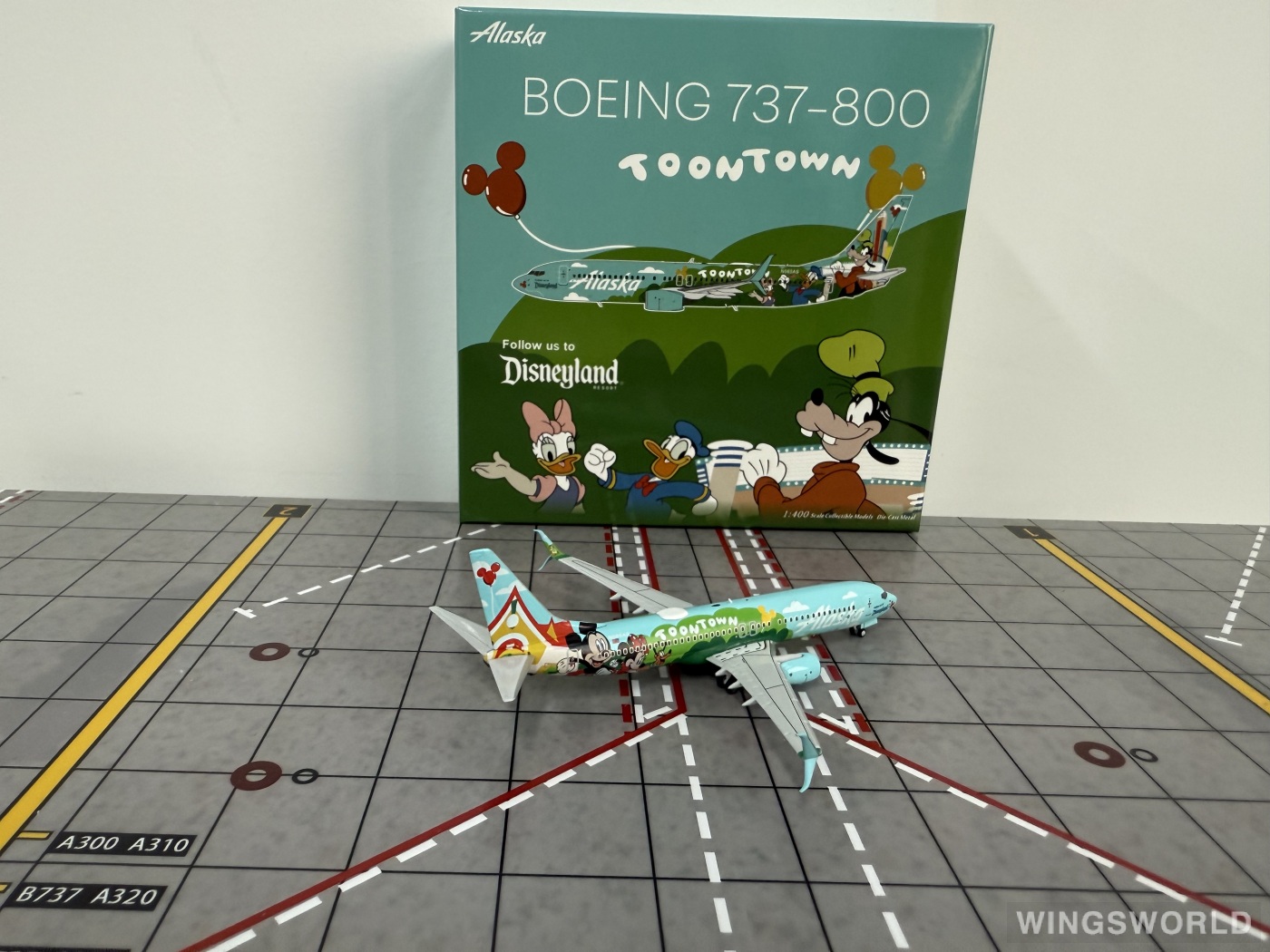 NGmodels 1:400 Boeing 737-800 Alaska Airlines 阿拉斯加航空