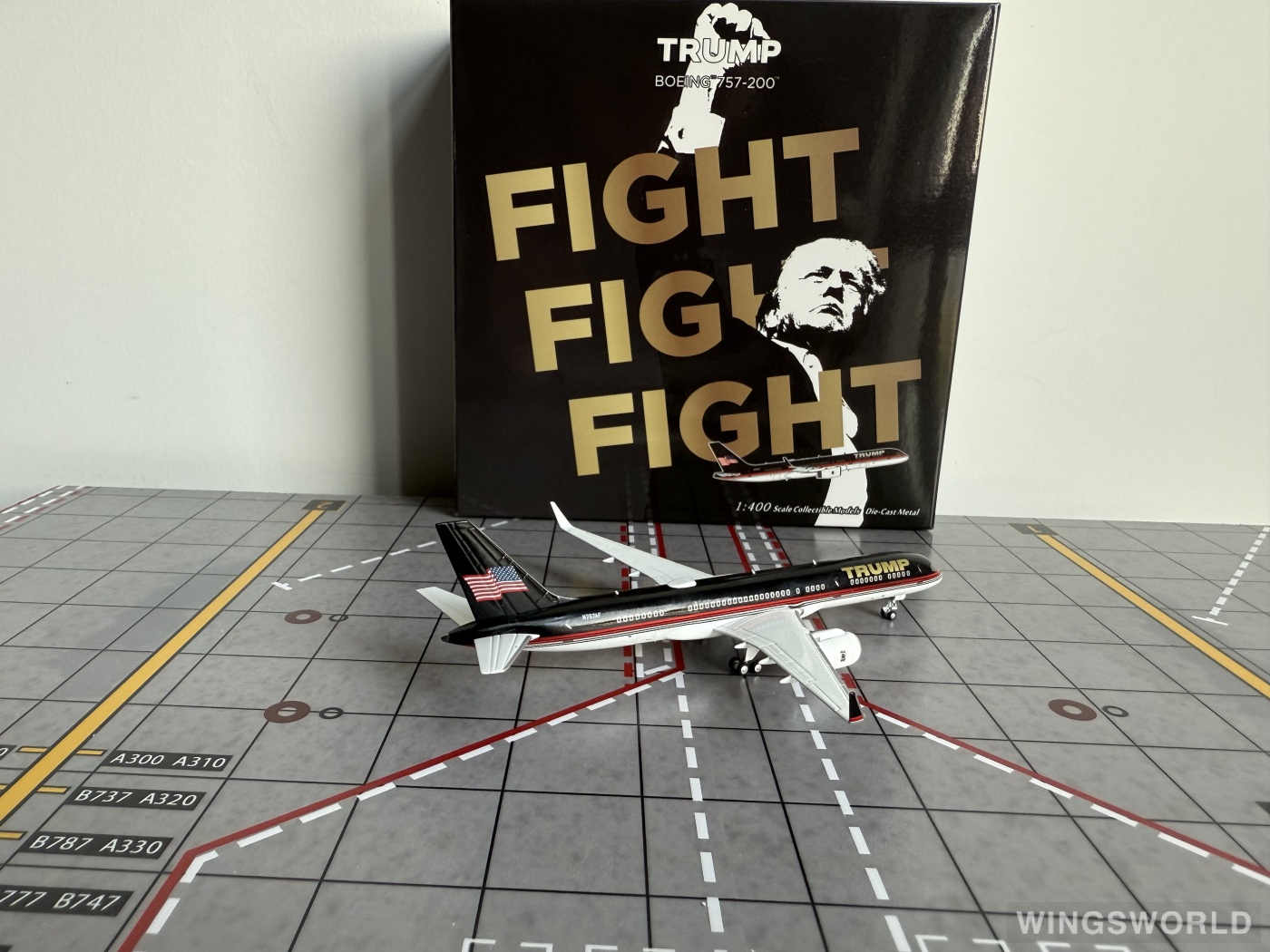 NGmodels 1:400 NG53208 Trump Airlines 特朗普航空 Boeing 757-200 N757AF