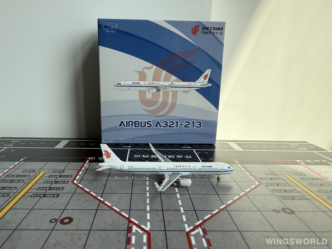 Creating Dreams Wings 1:400 CW24012 Air China 中国国际航空 Airbus A321 B-1876