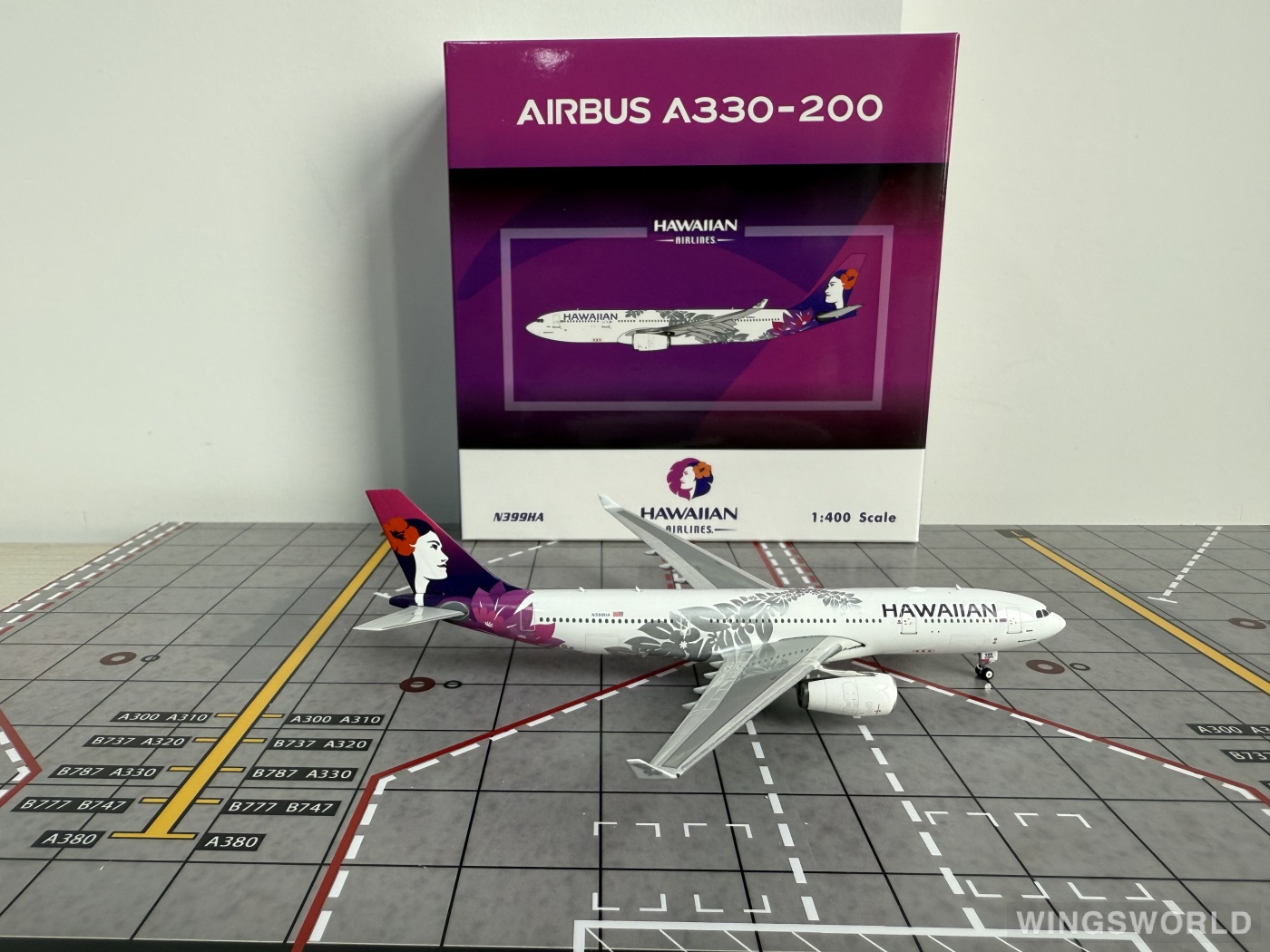 Phoenix 1:400 PH04629 Hawaiian Airlines 夏威夷航空 Airbus A330-200 N399HA