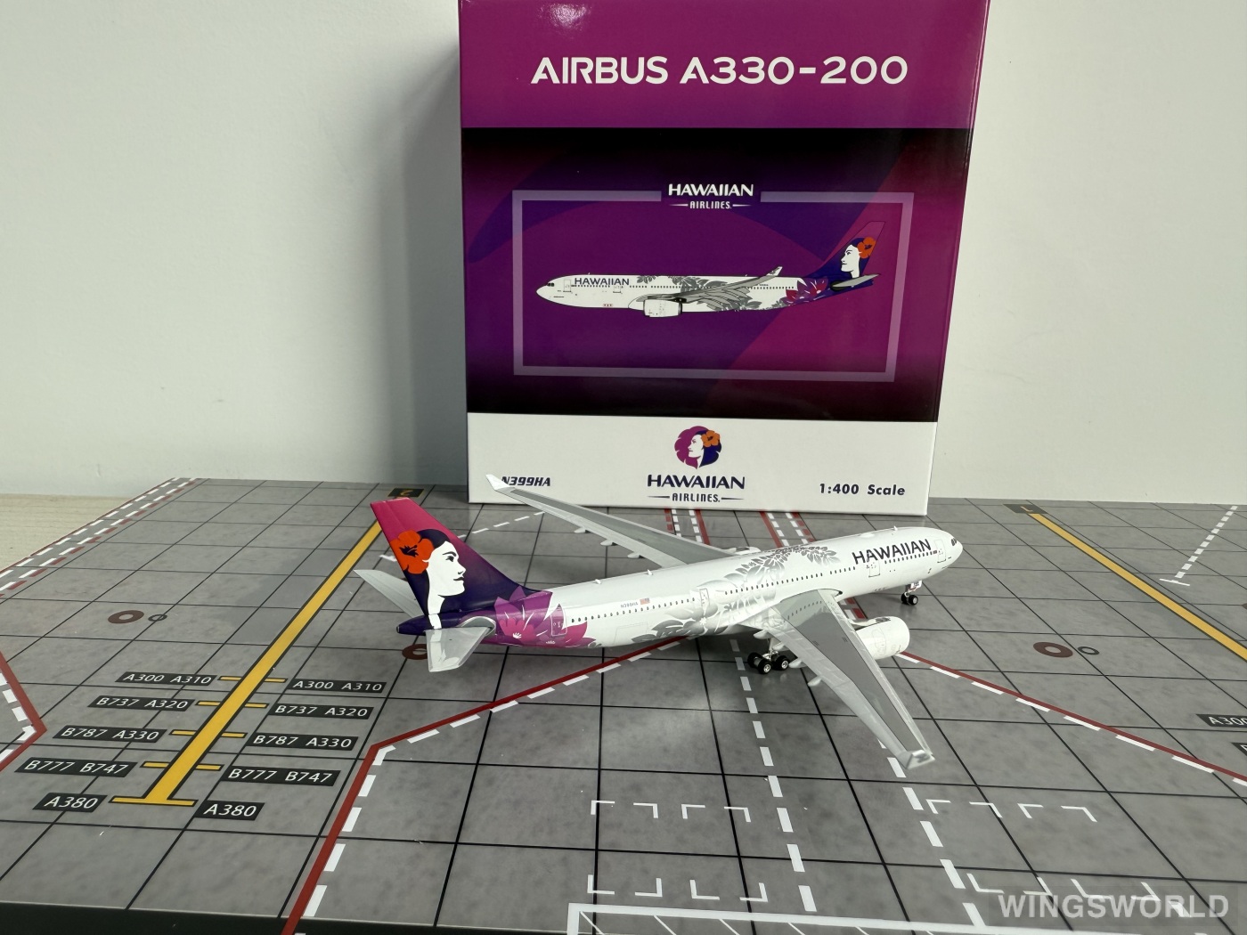 Phoenix 1:400 PH04629 Hawaiian Airlines 夏威夷航空 Airbus A330-200 N399HA
