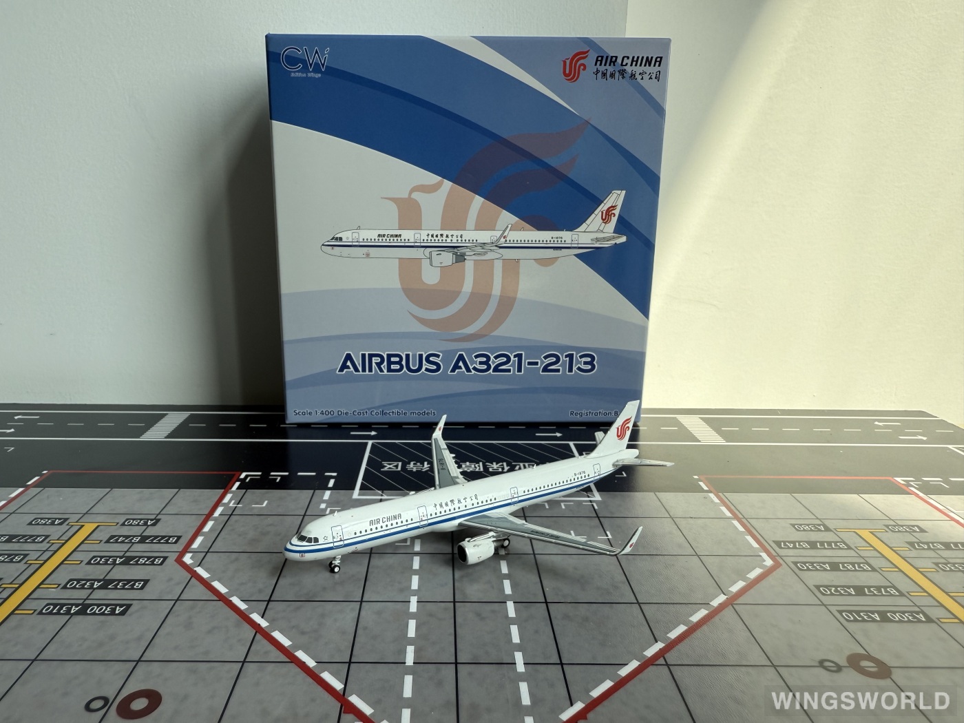 Creating Dreams Wings 1:400 CW24012 Air China 中国国际航空 Airbus A321 B-1876