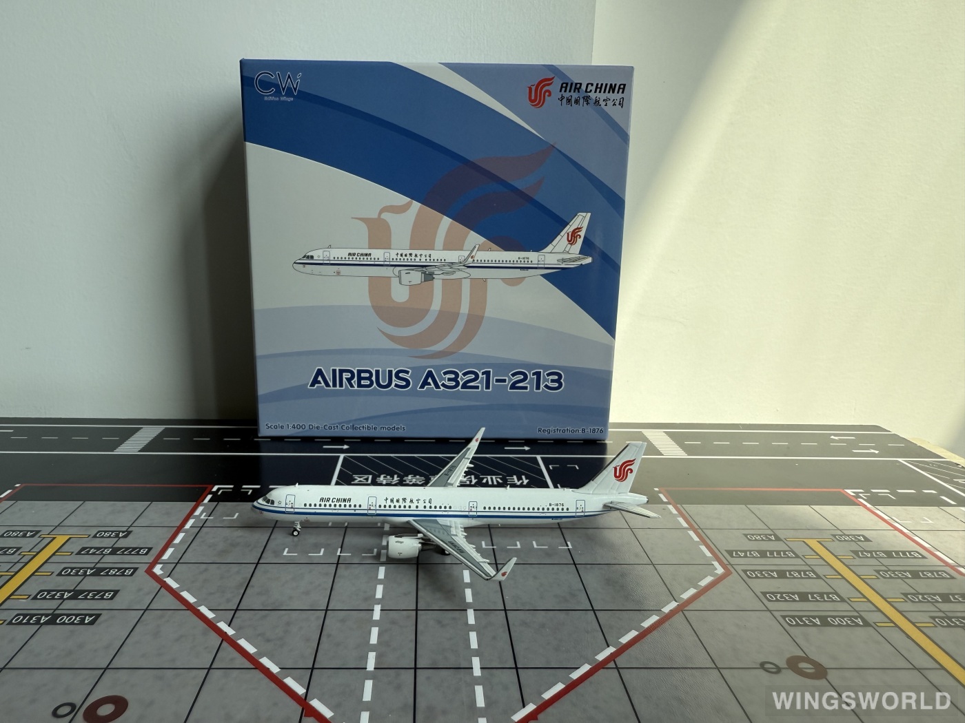 Creating Dreams Wings 1:400 CW24012 Air China 中国国际航空 Airbus A321 B-1876