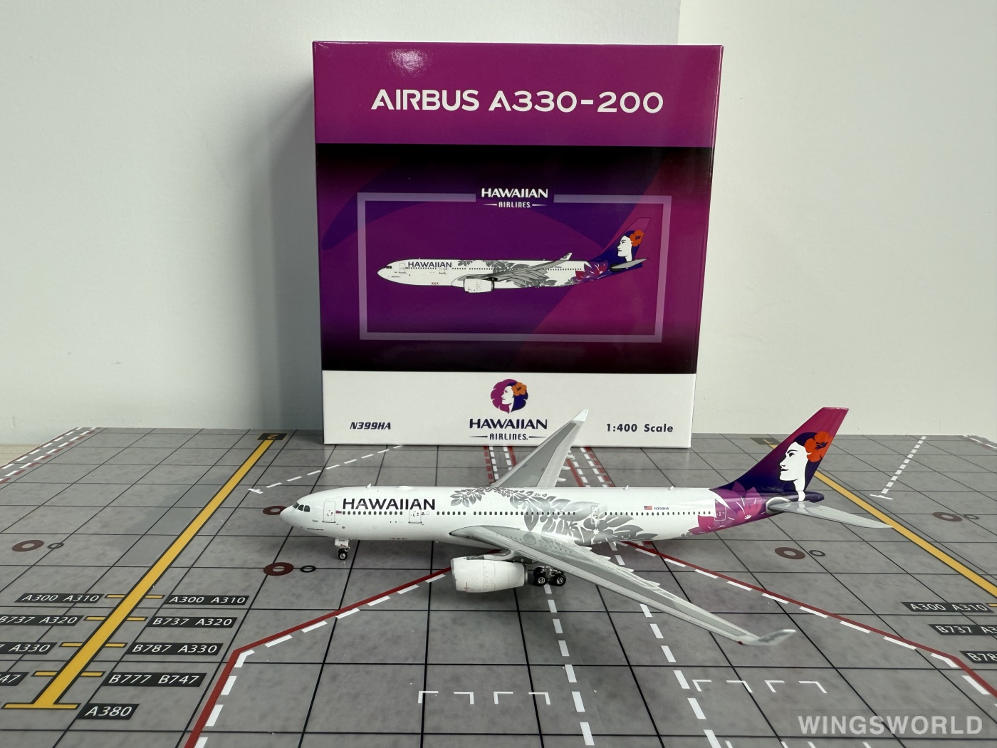Phoenix 1:400 PH04629 Hawaiian Airlines 夏威夷航空 Airbus A330-200 N399HA