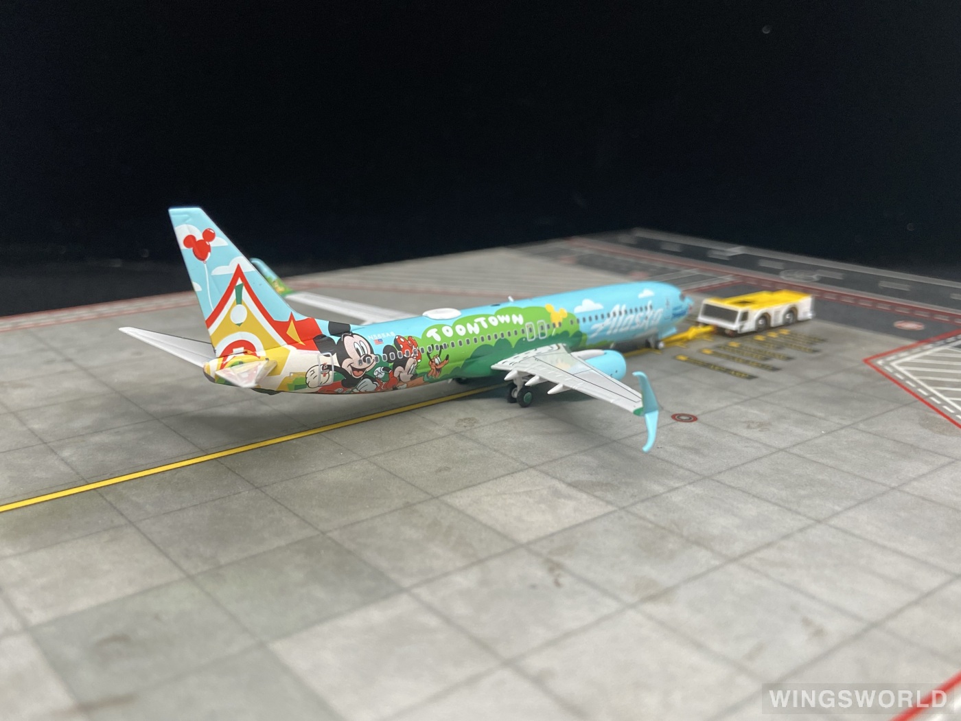 NGmodels 1:400 NG58222 Alaska Airlines 阿拉斯加航空 Boeing 737-800 N565AS