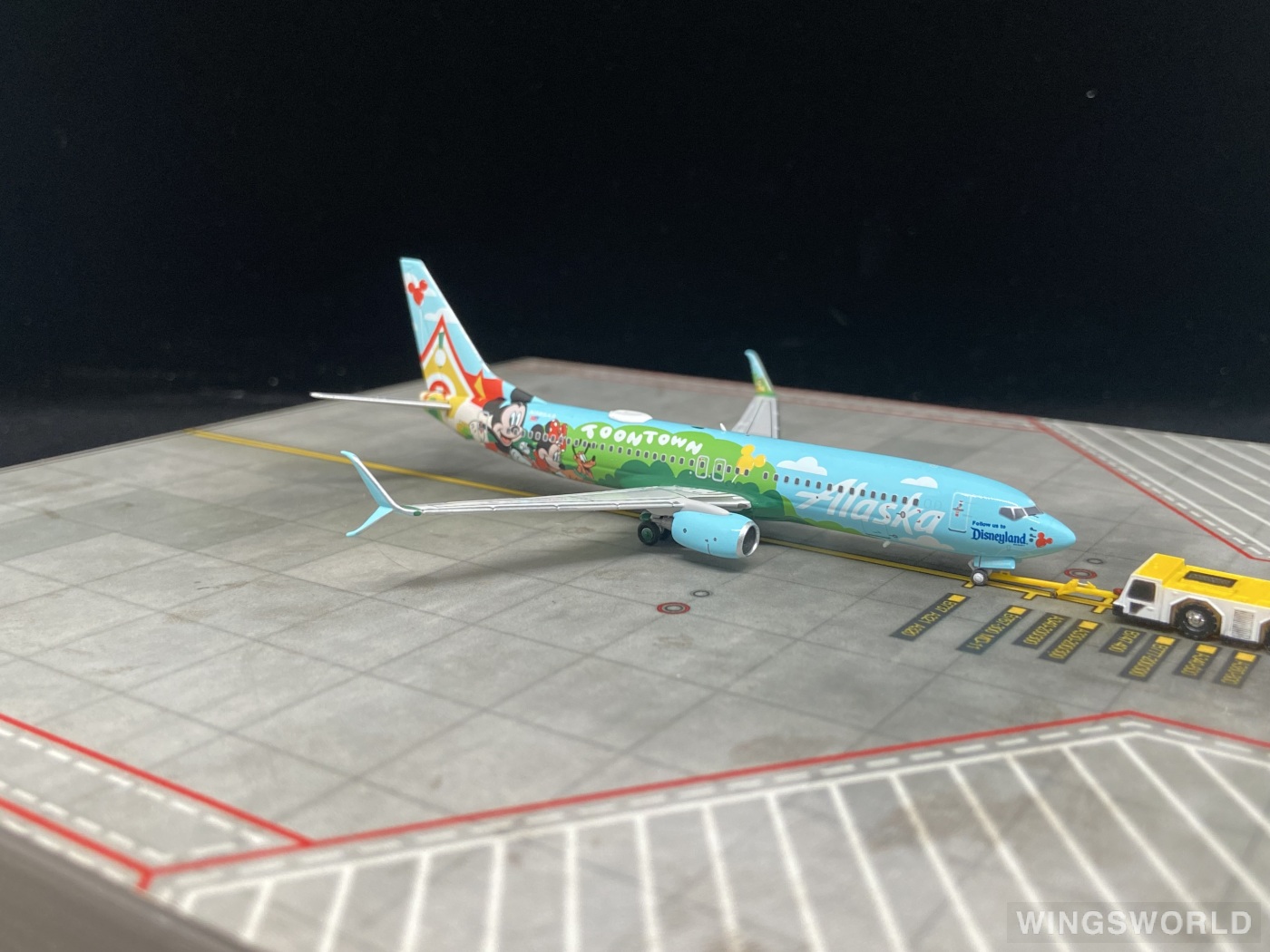 NGmodels 1:400 NG58222 Alaska Airlines 阿拉斯加航空 Boeing 737-800 N565AS