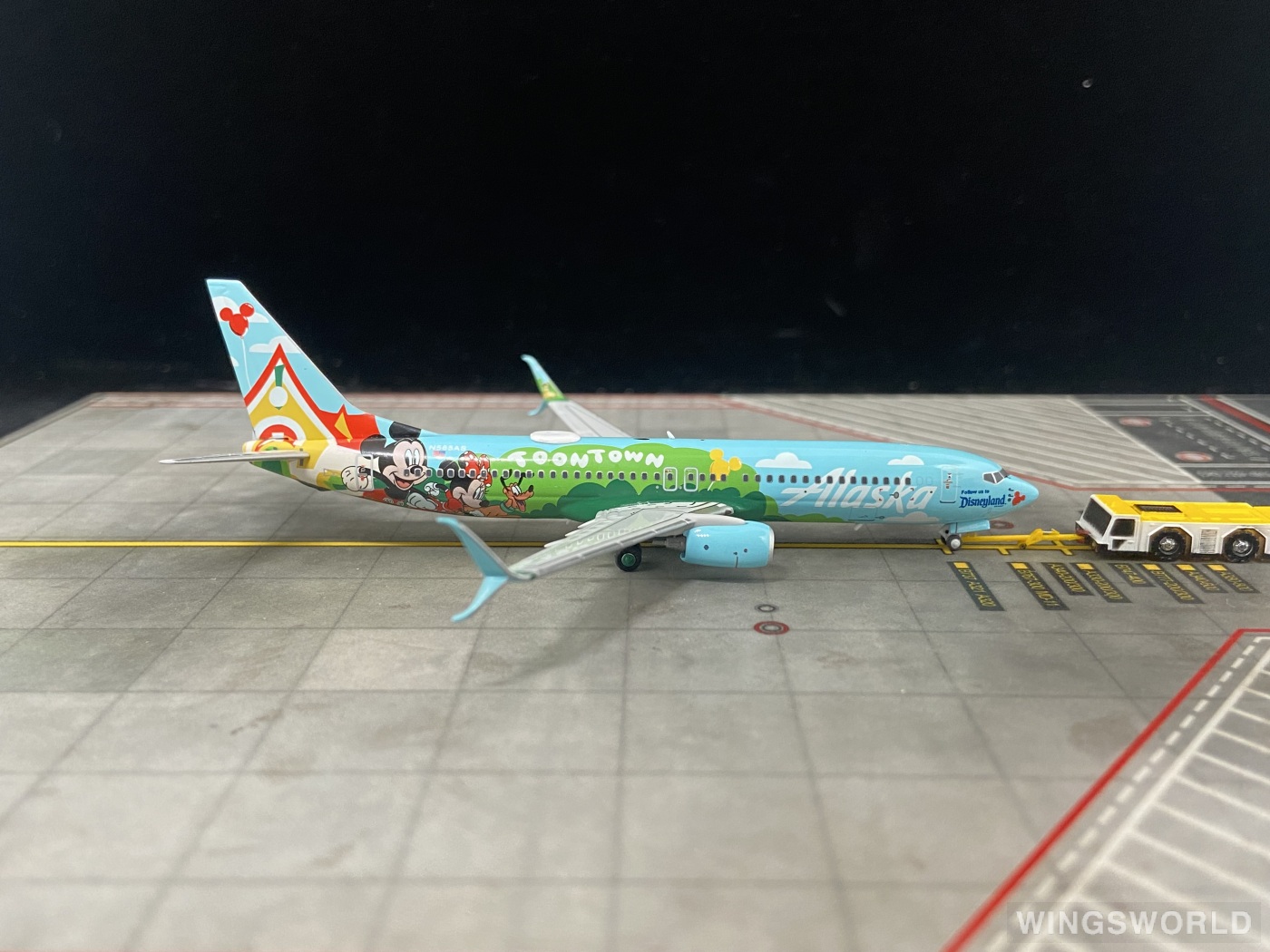 NGmodels 1:400 Boeing 737-800 Alaska Airlines 阿拉斯加航空