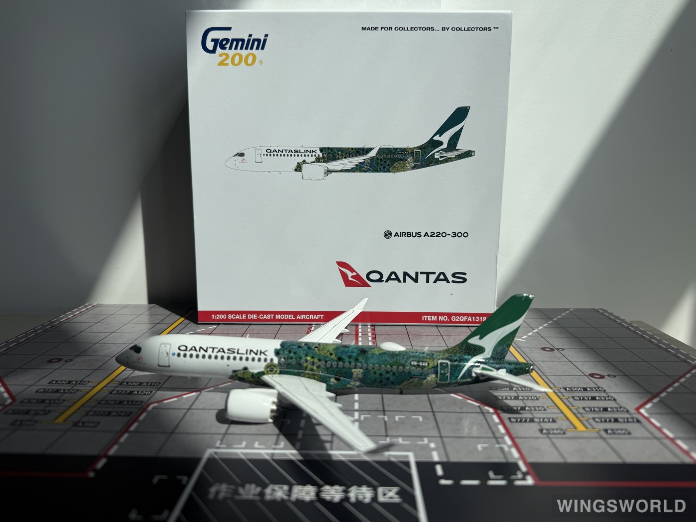 Geminijets 1:200 G2QFA1319 Qantas 澳洲航空 Airbus A220-300 VH-X4A