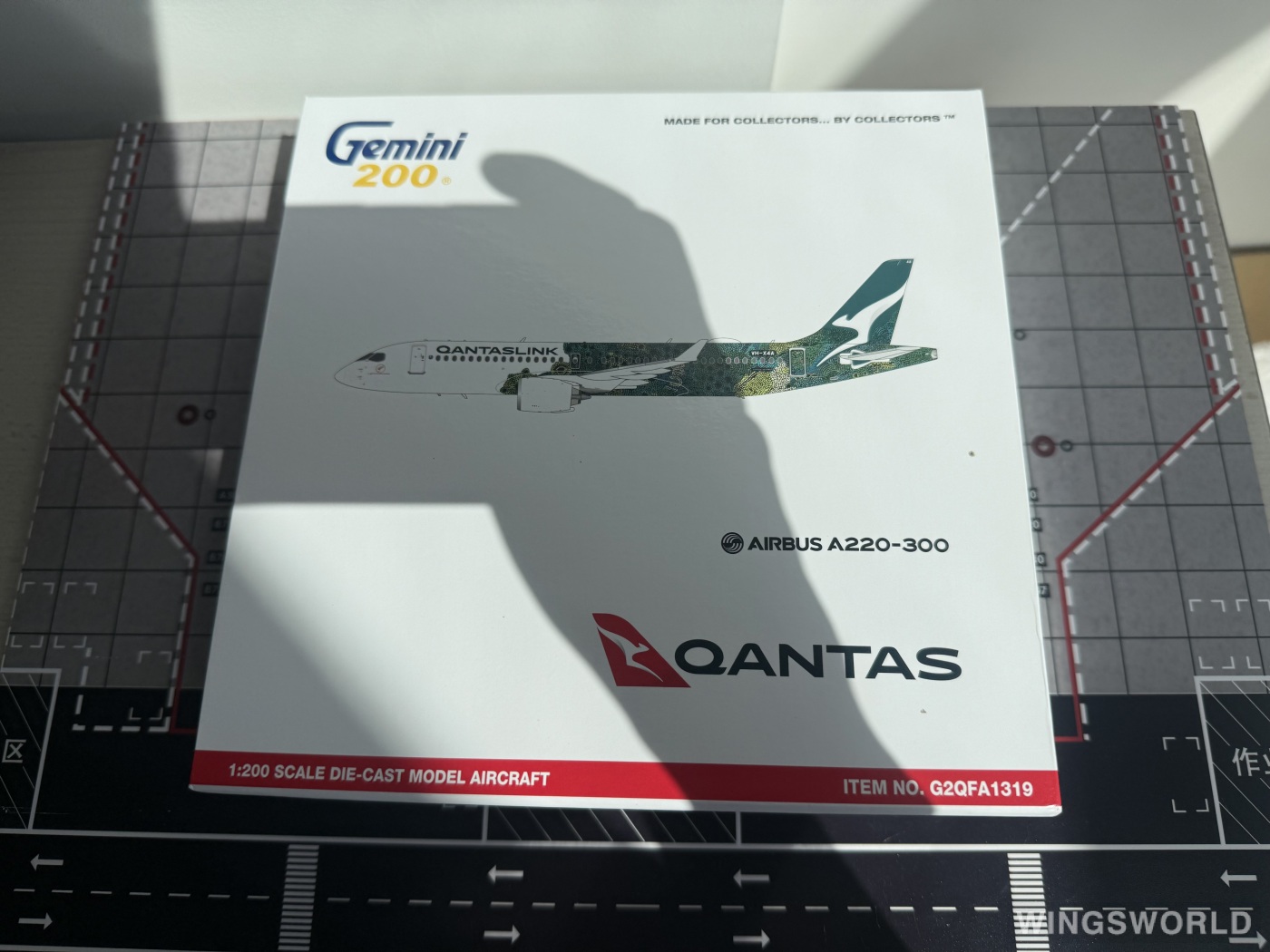 Geminijets 1:200 G2QFA1319 Qantas 澳洲航空 Airbus A220-300 VH-X4A
