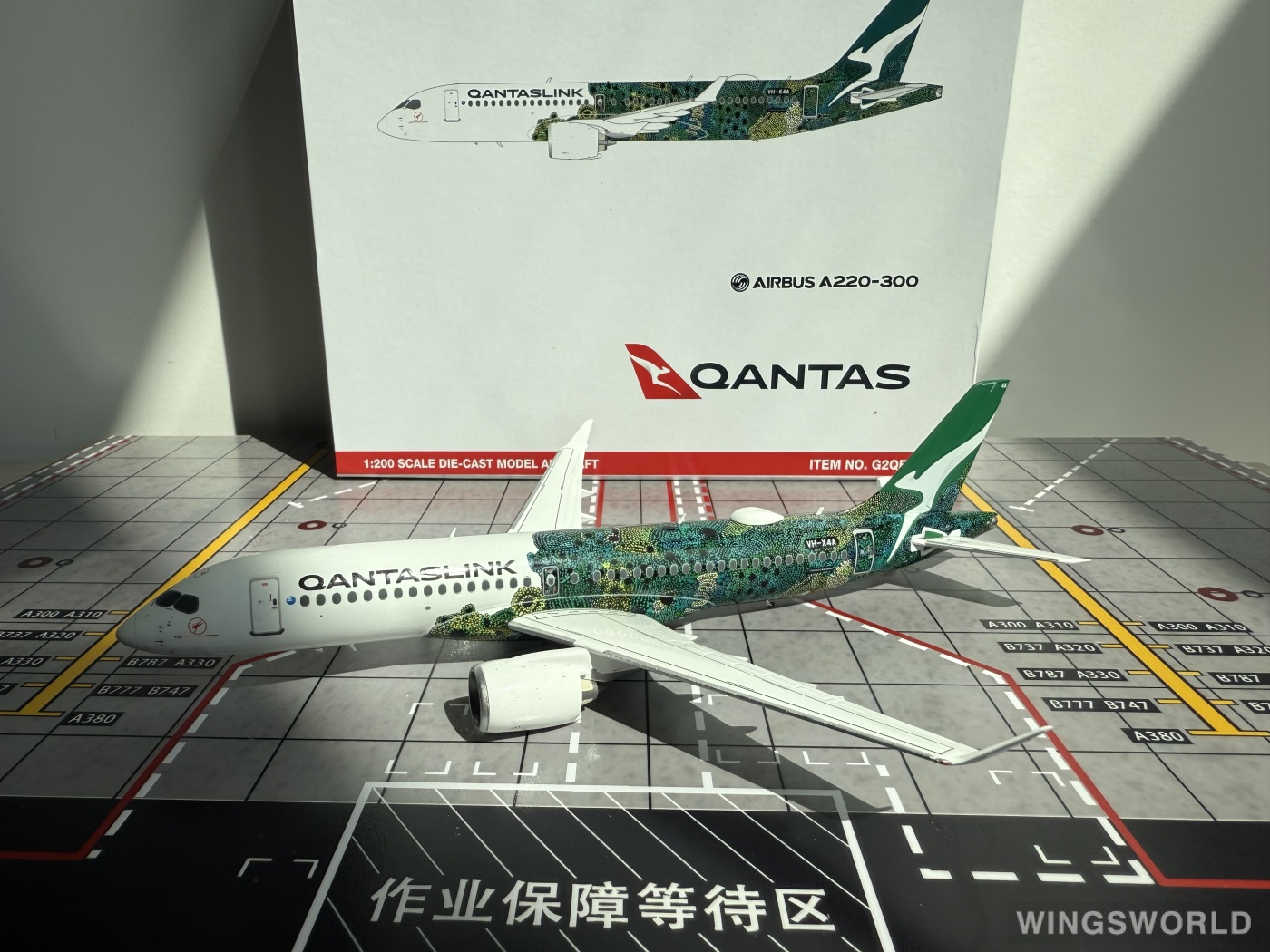 Geminijets 1:200 G2QFA1319 Qantas 澳洲航空 Airbus A220-300 VH-X4A