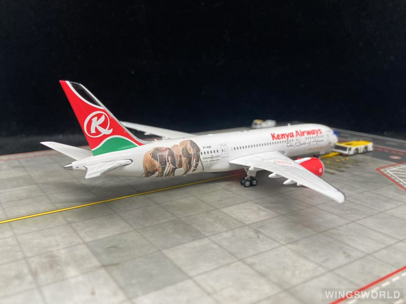Phoenix 1:400 PH11950 Kenya Airways 肯尼亚航空 Boeing 787-8 5Y-KZD