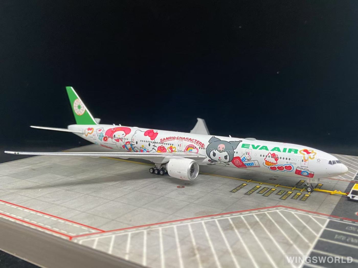 Phoenix 1:400 PH04610 EVA Air 长荣航空 Boeing 777-300ER B-16722