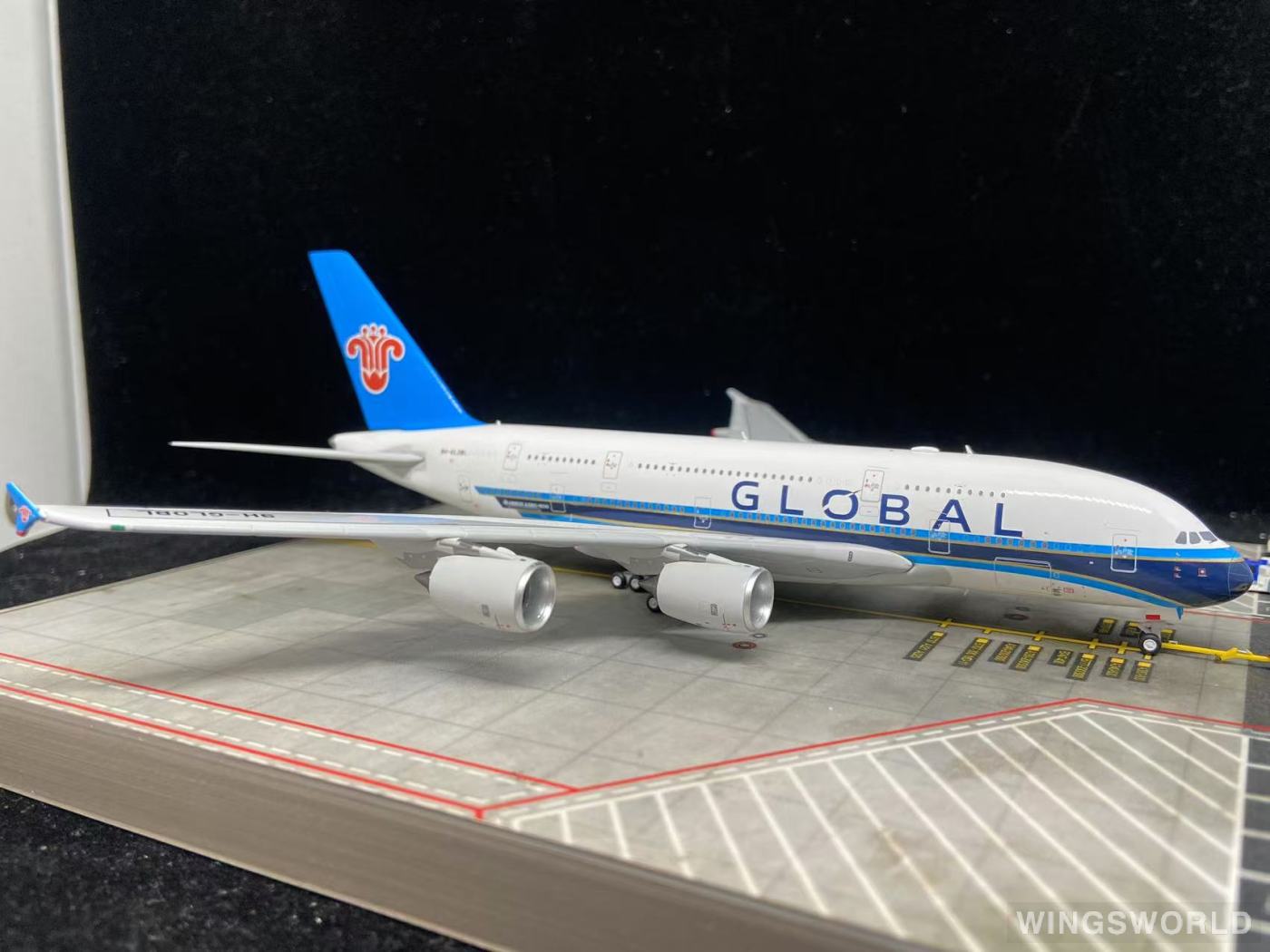 Apollo 1:400 A234005 Global Aviation Airbus A380-800 9H-GLOBL