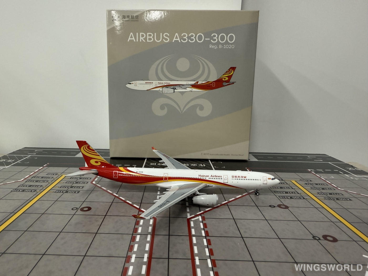 NGmodels 1:400 NG62070 Hainan Airlines 海南航空 Airbus A330-300 B-1020