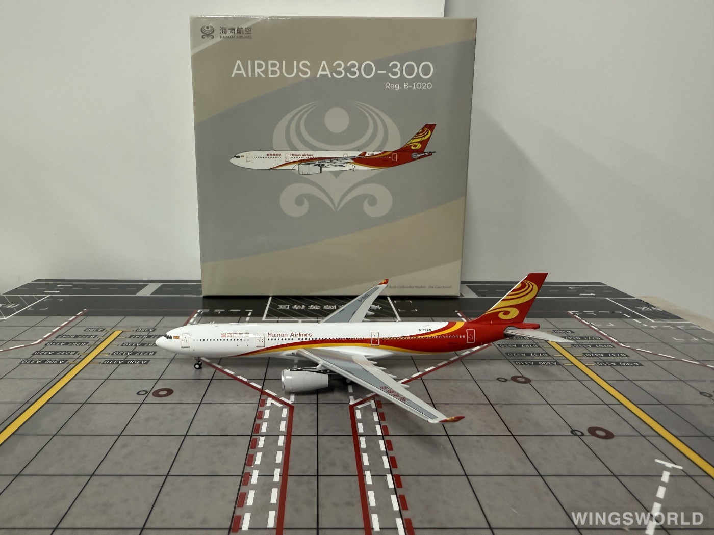 NGmodels 1:400 NG62070 Hainan Airlines 海南航空 Airbus A330-300 B-1020