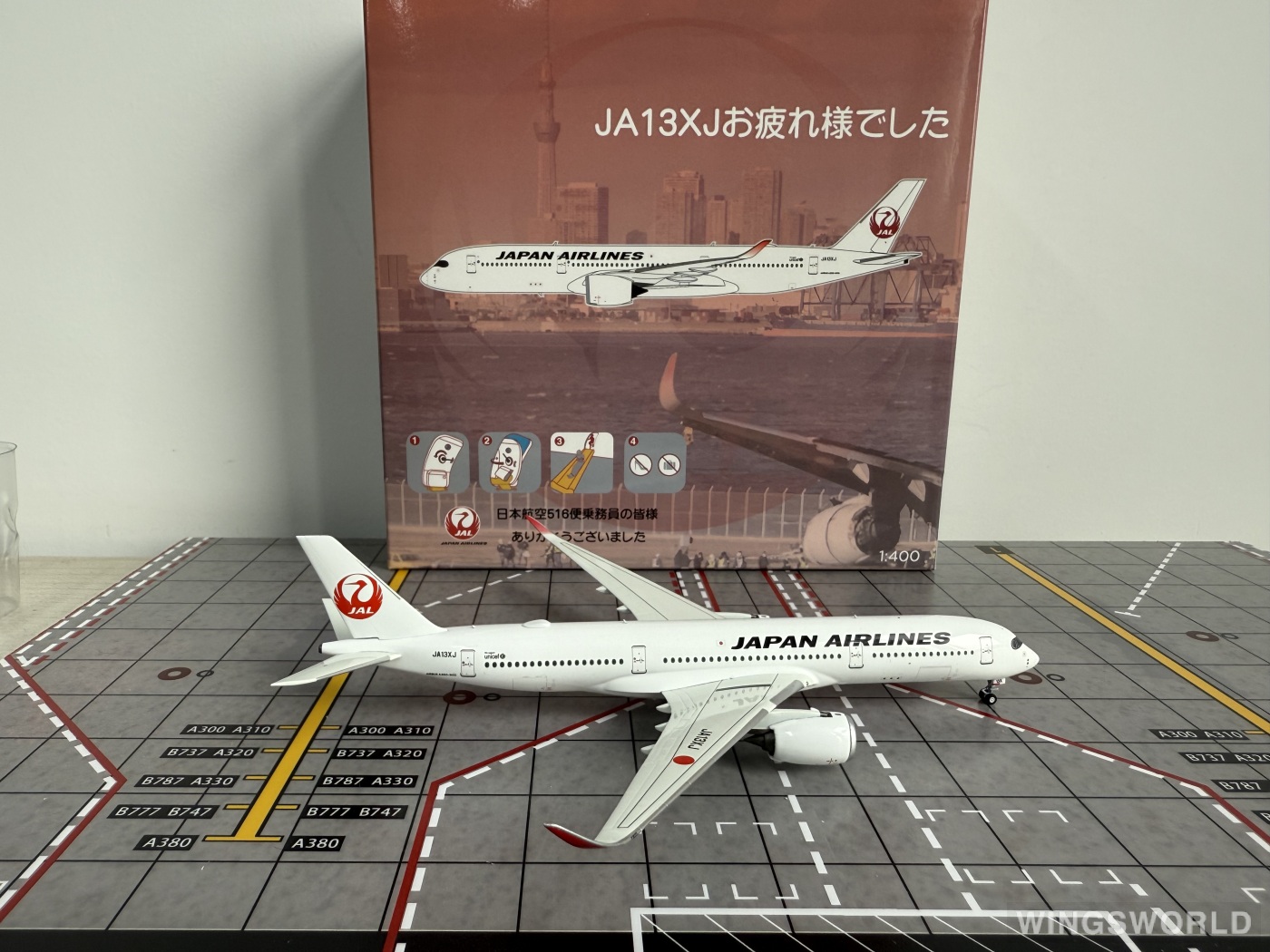 @新品@日本航空A350-900 JA13XJ特別塗装1/400 新品@日本航空A350-900 JA13XJ特別塗装1/400の通販 by ハルト's