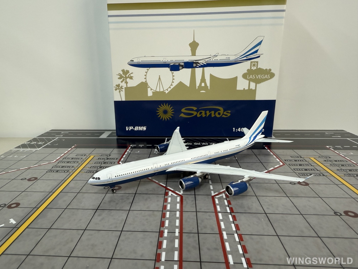 Phoenix 1:400 PH04614 Las Vegas Sands 拉斯维加斯金沙集团 Airbus A340-500 VP-BMS