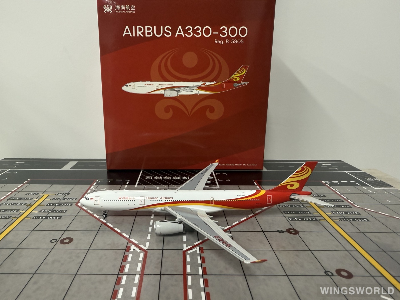NGmodels 1:400 NG62071 Hainan Airlines 海南航空 Airbus A330-300 B-5905