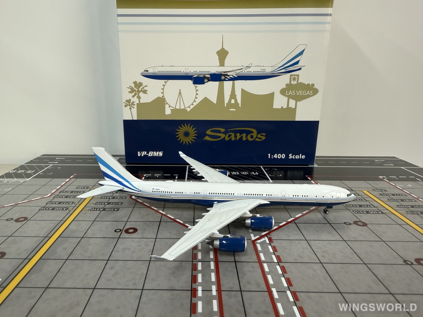 Phoenix 1:400 PH04614 Las Vegas Sands 拉斯维加斯金沙集团 Airbus A340-500 VP-BMS