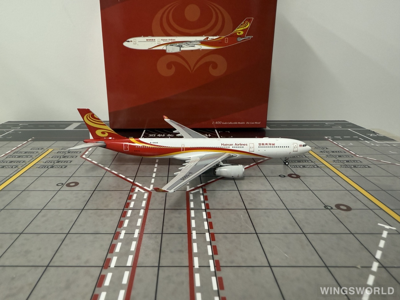 NGmodels 1:400 NG62071 Hainan Airlines 海南航空 Airbus A330-300 B-5905