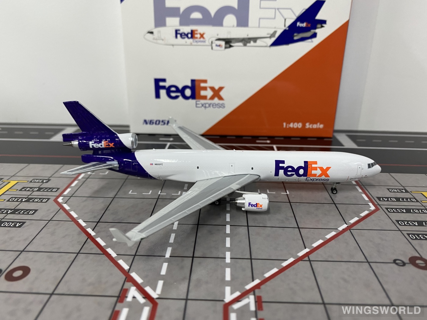 Phoenix 1:400 PH04611 FedEx 联邦快递 McDonnell Douglas MD-11 N605FE
