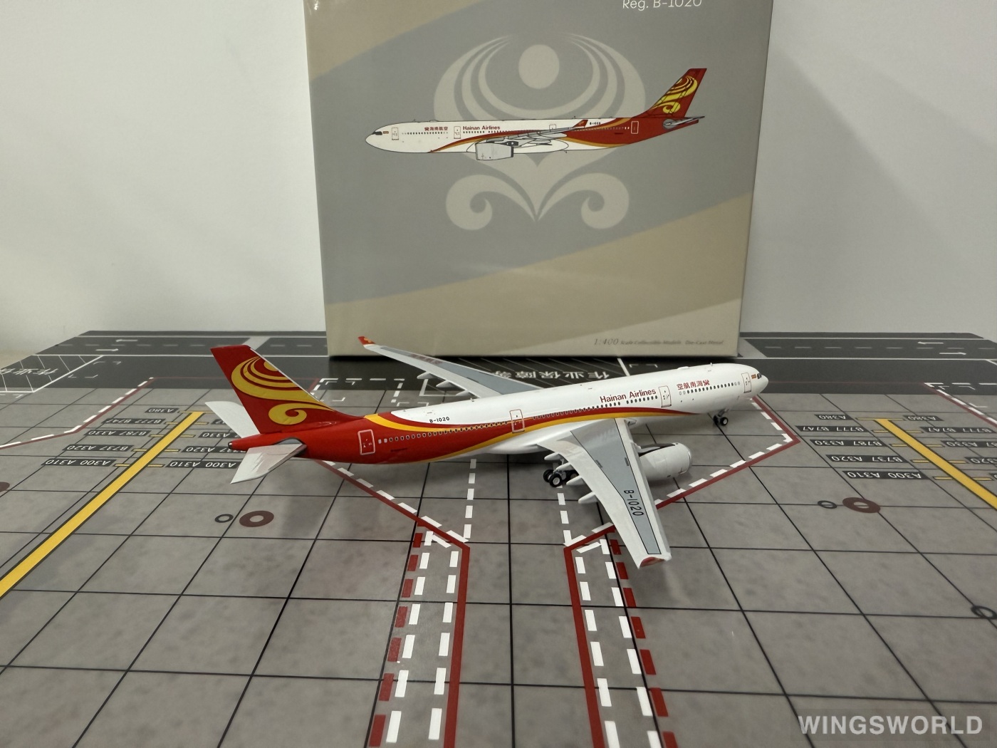NGmodels 1:400 NG62070 Hainan Airlines 海南航空 Airbus A330-300 B-1020
