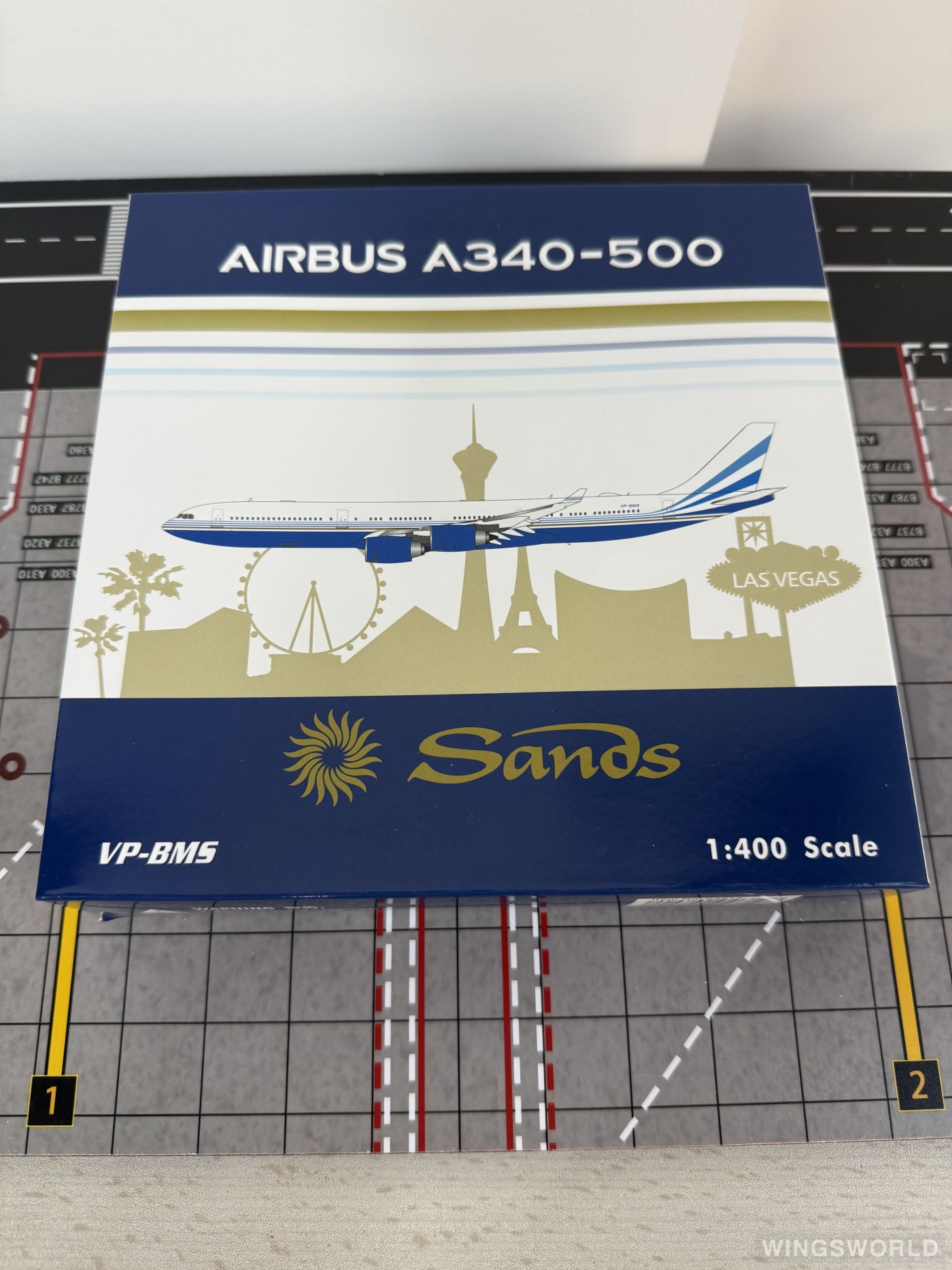 Phoenix 1:400 PH04614 Las Vegas Sands 拉斯维加斯金沙集团 Airbus A340-500 VP-BMS