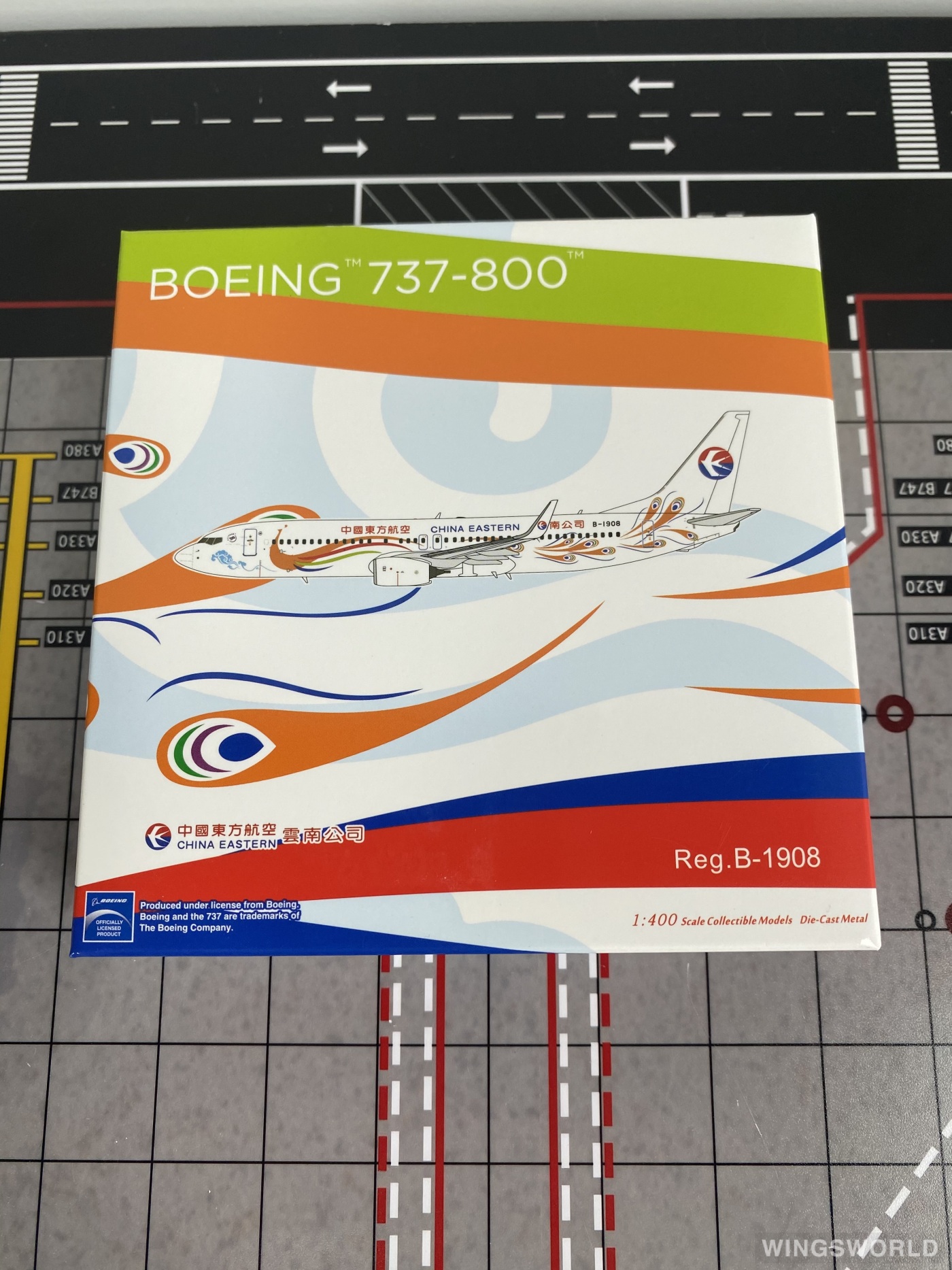 NGmodels 1:400 NG58232 China Eastern 中国东方航空 Boeing 737-800 B-1908