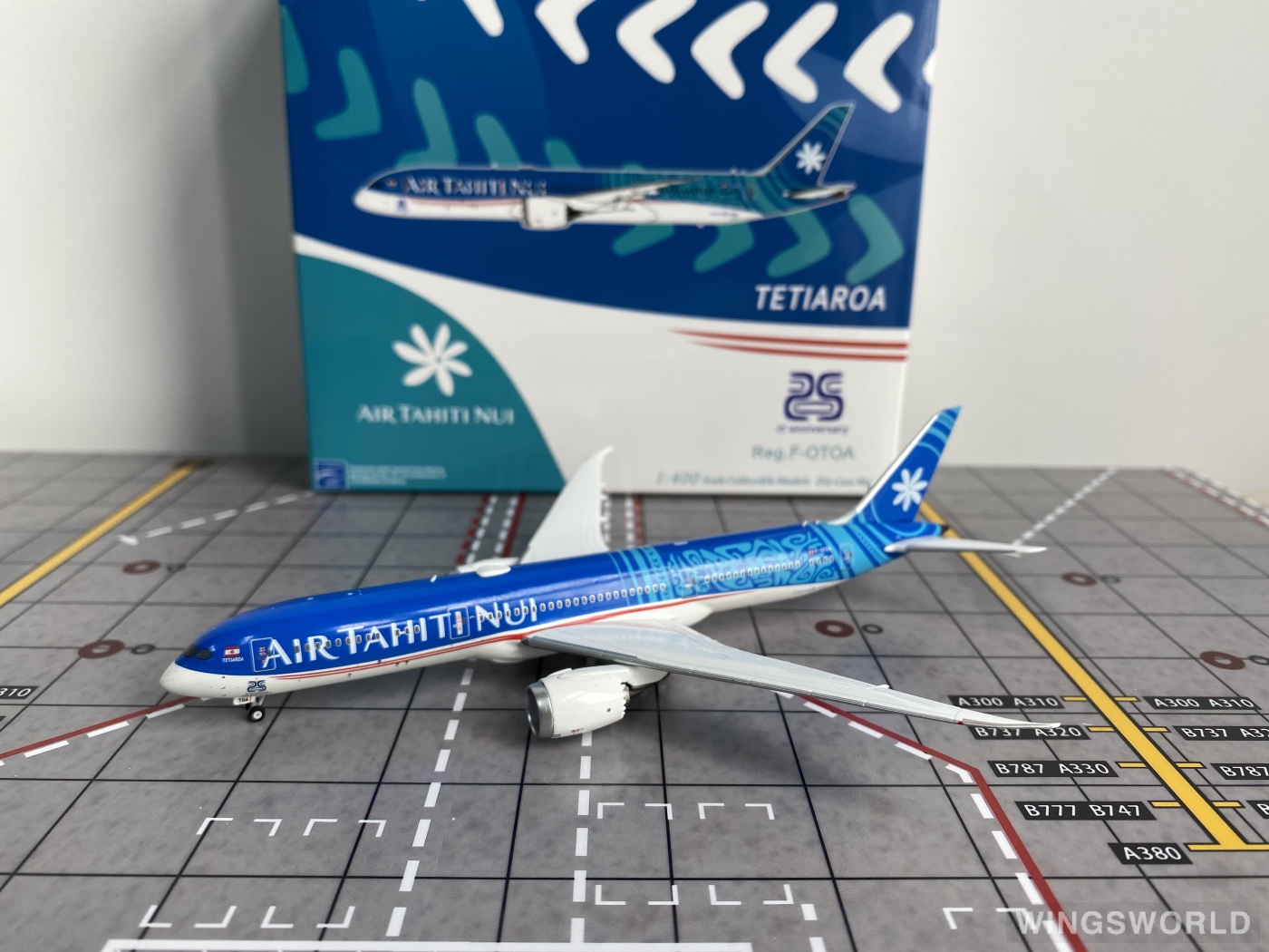 NGmodels 1:400 NG55125 Air Tahiti Nui 大溪地航空 Boeing 787-9 F-OVAA