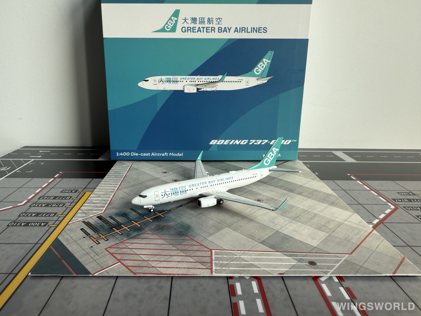 AeroPolaris 1:400 HA7380006 Greater Bay Airlines 大湾区航空 Boeing 737-800 B-KJA