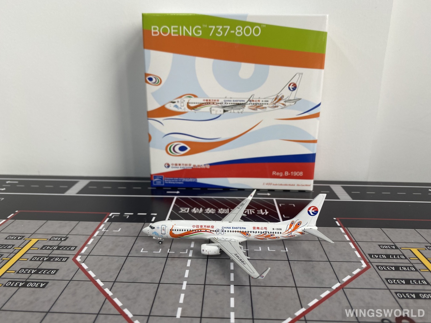 NGmodels 1:400 NG58232 China Eastern 中国东方航空 Boeing 737-800 B-1908