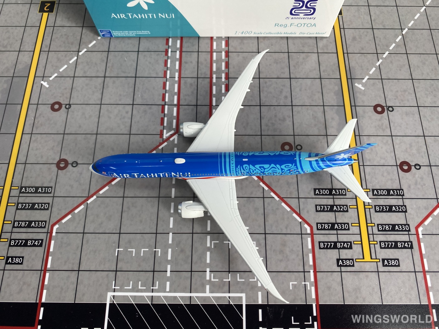 NGmodels 1:400 NG55125 Air Tahiti Nui 大溪地航空 Boeing 787-9 F-OVAA