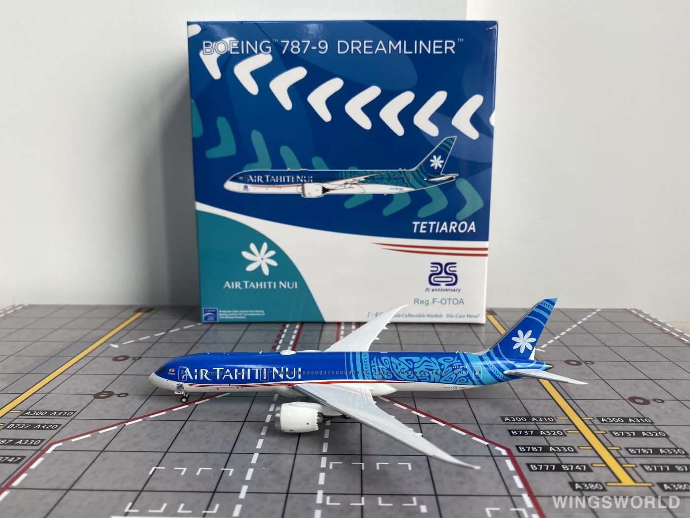 NGmodels 1:400 NG55125 Air Tahiti Nui 大溪地航空 Boeing 787-9 F-OVAA