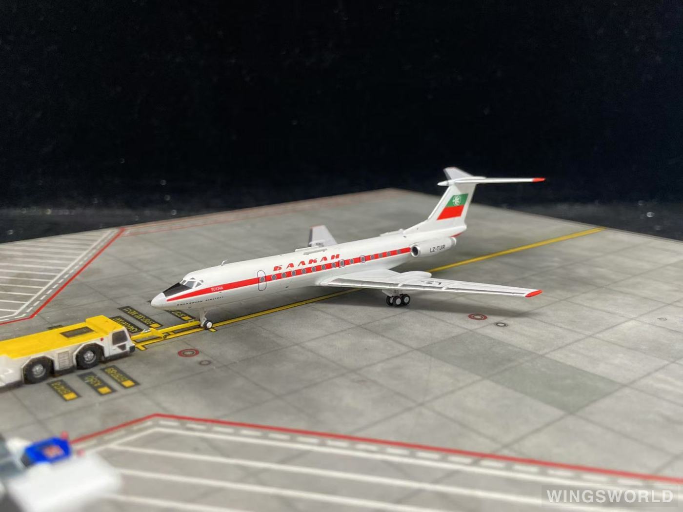 Pandamodel 1:400 62416 Balkan Bulgarian Airlines 巴尔干保加利亚航空公司 Tupolev TU-134 LZ-TUR