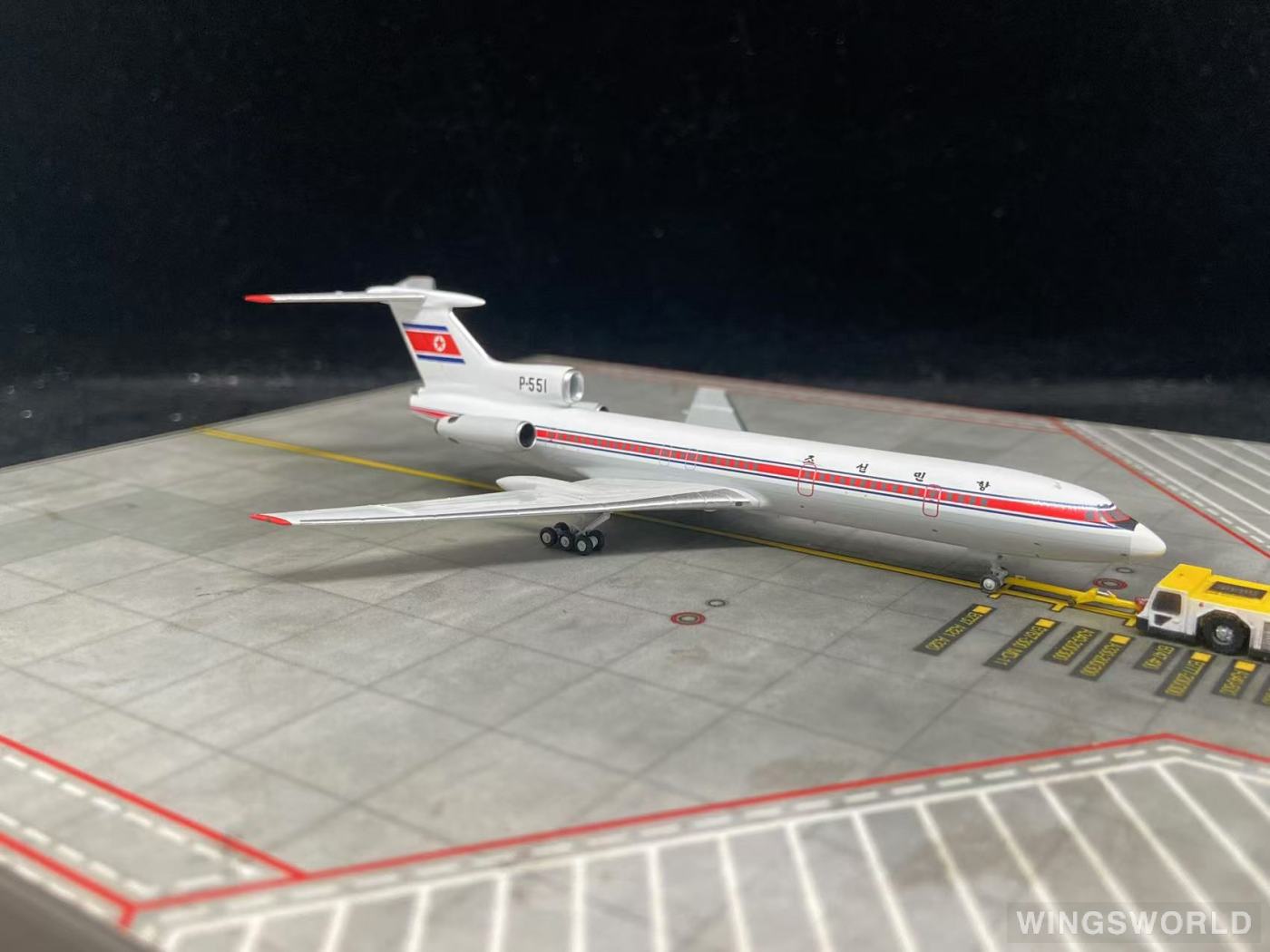 NGmodels 1:400 NG54012 Air Koryo 朝鲜高丽航空 Tupolev Tu-154 P-551