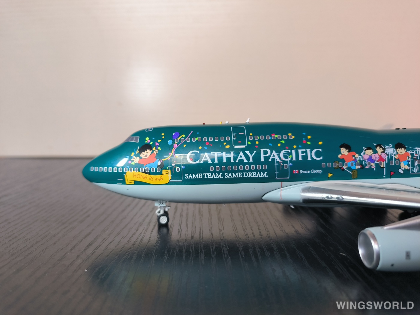 WB Models 1:200 WB-747-4-064 Cathay Pacific 国泰航空 Boeing 747-400 B-HOX