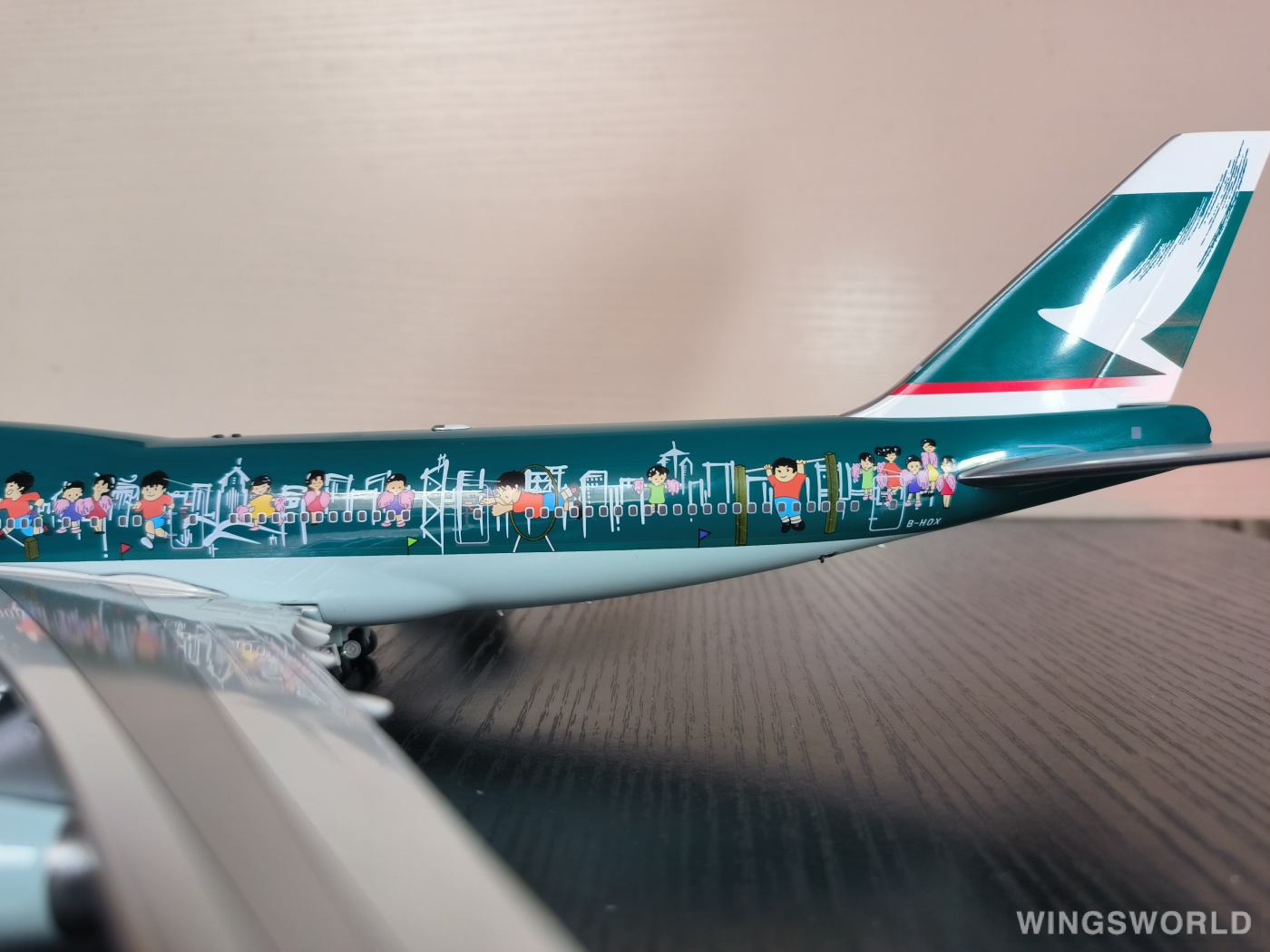 WB Models 1:200 WB-747-4-064 Cathay Pacific 国泰航空 Boeing 747-400 B-HOX