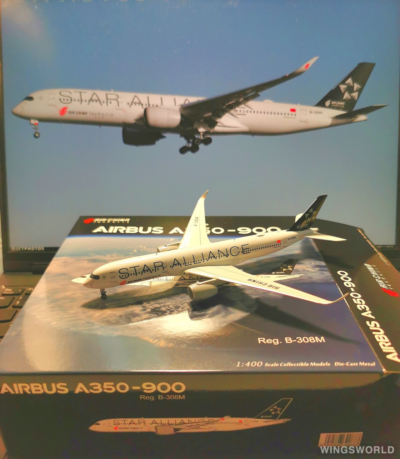 NGmodels 1:400 NG39087 Air China 中国国际航空 Airbus A350-900 B-308M