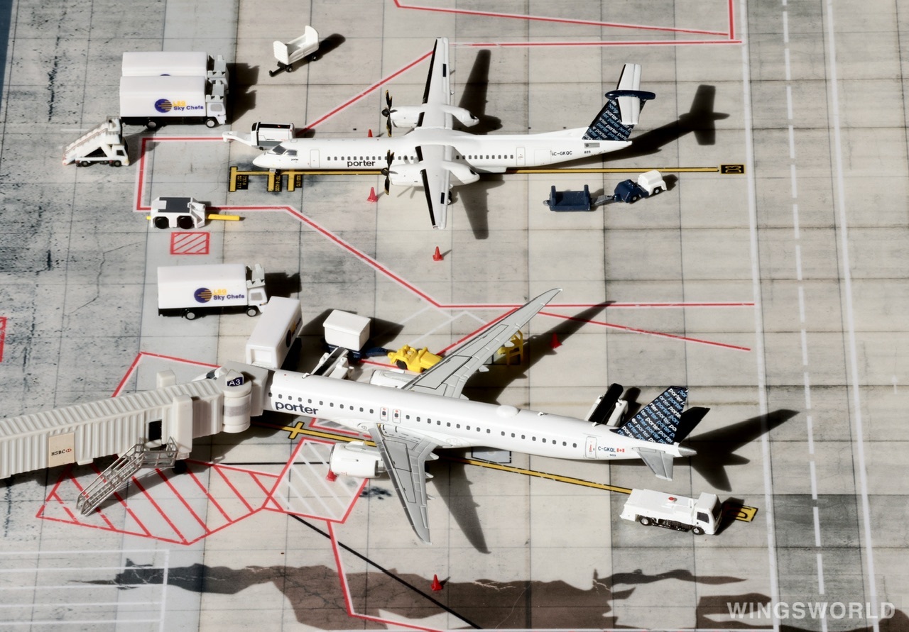 Geminijets 1:400 GJPOE2198 Porter Airlines 波特航空 Embraer ERJ-195 C-GKQL