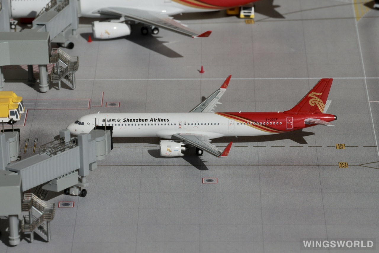 NGmodels 1:400 NG13077 Shenzhen Airlines 深圳航空 Airbus A321neo B-32CF