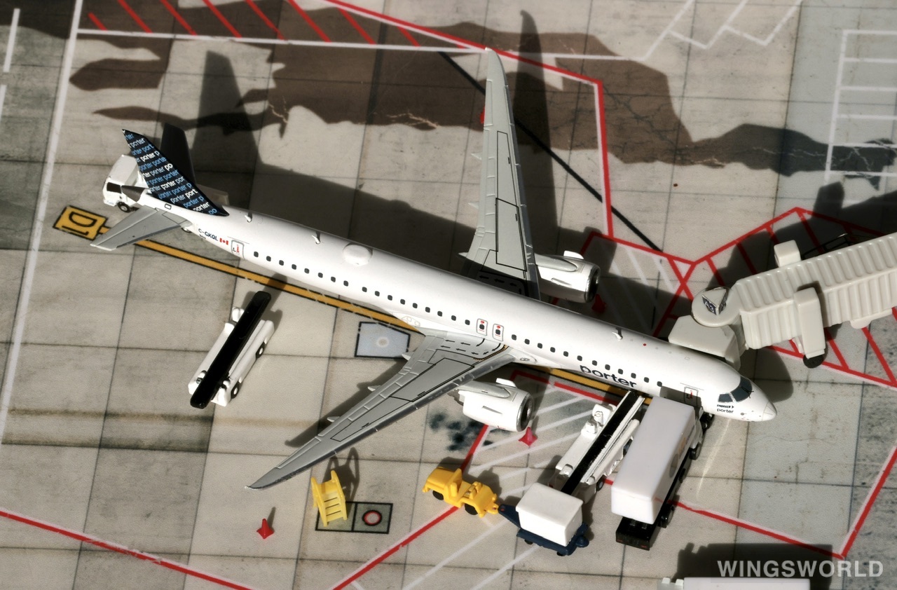 Geminijets 1:400 GJPOE2198 Porter Airlines 波特航空 Embraer ERJ-195 C-GKQL