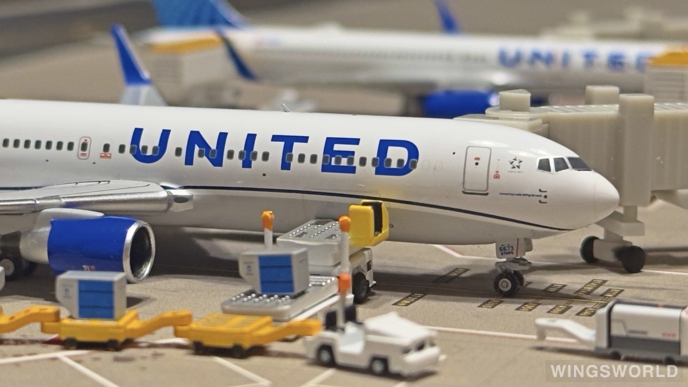 NGmodels 1:400 NG17003 United Airlines 美国联合航空 Boeing 767-300ER N673UA